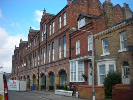 Former Rowntree's warehouse in Wooler Street - now housing